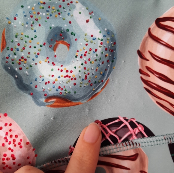 Muscles and Donut Dusty Blue Shorts XL - Picture 7 of 9